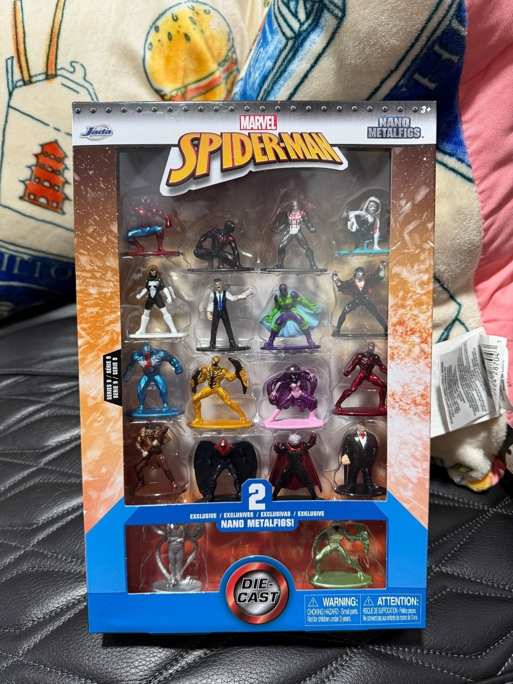 Marvel Spider-Man Nano Metalfigs 16-Figure Die-Cast Collector Set - Multicolor